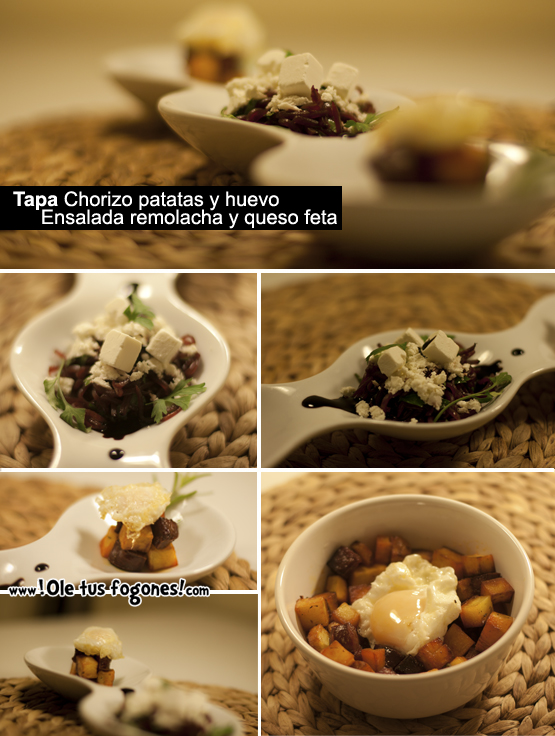 tapa patata chorizo y huevo