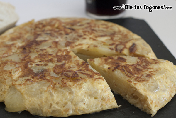 tortilla, patata, patatas, receta, jugosa, fácil