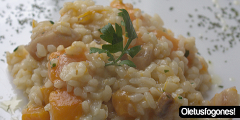 Arroz con calabaza