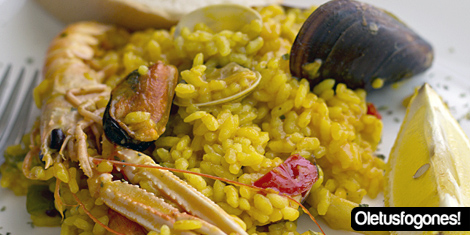 Paella de marisco