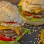 Mini hamburguesas de pan de horno 