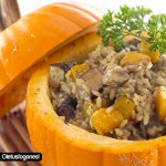 Risotto de calabaza y boletus edulis