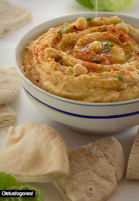 Hummus o pate de garbanzos