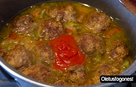 Albóndigas a la cerveza