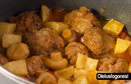 Albóndigas a la cerveza