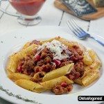 Macarrones con carne picada