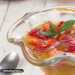 Fresas con naranja al cava