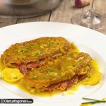 Patatas rellenas de jamón ibérico 