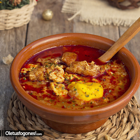 Sopas de ajo o Sopa Castellana